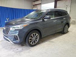 Salvage cars for sale at Hurricane, WV auction: 2017 Hyundai Santa FE SE