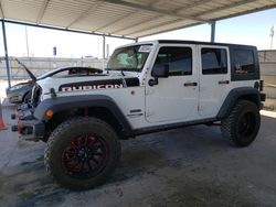 Jeep Wrangler Unlimited Rubicon salvage cars for sale: 2018 Jeep Wrangler Unlimited Rubicon