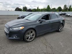 Salvage cars for sale at Portland, OR auction: 2014 Ford Fusion Titanium