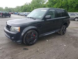 Salvage cars for sale from Copart Ellwood City, PA: 2013 Land Rover Range Rover Sport SC