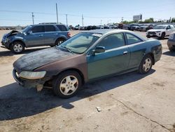 Salvage cars for sale from Copart Oklahoma City, OK: 2002 Honda Accord EX