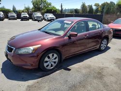 Salvage cars for sale at San Martin, CA auction: 2009 Honda Accord EX