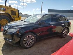 Salvage cars for sale at Nisku, AB auction: 2016 Acura MDX Technology