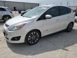 Salvage cars for sale at Haslet, TX auction: 2017 Ford C-MAX Titanium