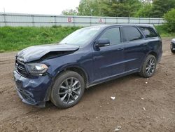 Salvage cars for sale from Copart Davison, MI: 2018 Dodge Durango GT