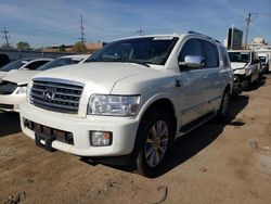 Salvage cars for sale at Chicago Heights, IL auction: 2008 Infiniti QX56