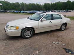 Salvage cars for sale from Copart Charles City, VA: 2000 Lincoln Town Car Cartier