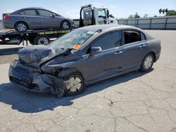 Salvage cars for sale at Bakersfield, CA auction: 2006 Honda Civic Hybrid