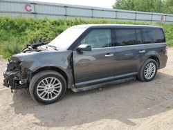 Salvage cars for sale at Davison, MI auction: 2016 Ford Flex SEL