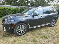 BMW x7 xdrive40i salvage cars for sale: 2024 BMW X7 XDRIVE40I