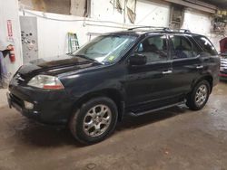Salvage cars for sale from Copart Casper, WY: 2002 Acura MDX Touring