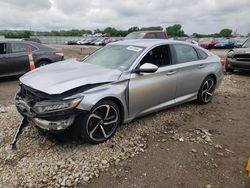 Salvage cars for sale from Copart Kansas City, KS: 2020 Honda Accord Sport