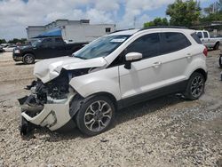 Salvage cars for sale from Copart Opa Locka, FL: 2018 Ford Ecosport SE