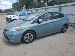 Salvage cars for sale at Riverview, FL auction: 2015 Toyota Prius