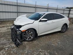 Salvage cars for sale at Lumberton, NC auction: 2017 Honda Civic EX