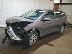 Salvage cars for sale from Copart Ebensburg, PA: 2015 Honda CR-V EX