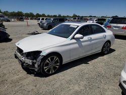 Salvage cars for sale at Antelope, CA auction: 2018 Mercedes-Benz C300
