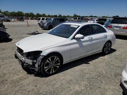 Mercedes-Benz C300 salvage cars for sale: 2018 Mercedes-Benz C300