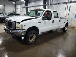 Salvage trucks for sale at Ham Lake, MN auction: 2004 Ford F350 SRW Super Duty