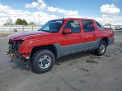 Salvage trucks for sale at Nampa, ID auction: 2002 Chevrolet Avalanche K1500