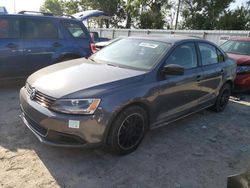 Salvage cars for sale from Copart Riverview, FL: 2011 Volkswagen Jetta Base