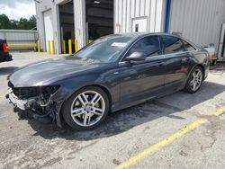 Salvage cars for sale at Rogersville, MO auction: 2016 Audi A6 Premium Plus