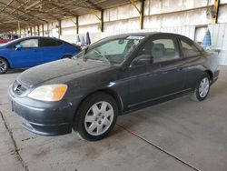 Honda Civic EX salvage cars for sale: 2002 Honda Civic EX