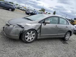 Honda salvage cars for sale: 2007 Honda Civic LX