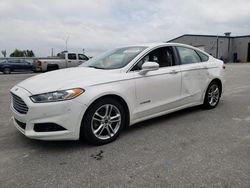 Ford salvage cars for sale: 2016 Ford Fusion Titanium HEV