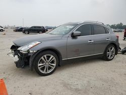 Salvage cars for sale at Houston, TX auction: 2011 Infiniti EX35 Base
