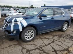 Salvage cars for sale at Woodhaven, MI auction: 2020 Chevrolet Equinox LT