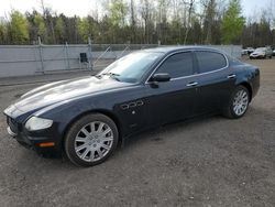 Salvage cars for sale from Copart Bowmanville, ON: 2007 Maserati Quattroporte