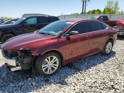 Salvage cars for sale at Wayland, MI auction: 2015 Chrysler 200 Limited