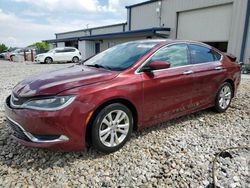 Salvage cars for sale at Wayland, MI auction: 2016 Chrysler 200 Limited