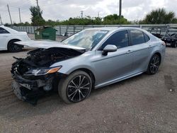 Salvage cars for sale at Miami, FL auction: 2020 Toyota Camry SE