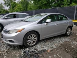 Vehiculos salvage en venta de Copart Waldorf, MD: 2012 Honda Civic EX