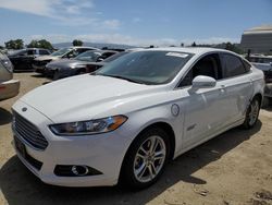 Salvage cars for sale at San Martin, CA auction: 2015 Ford Fusion Titanium Phev