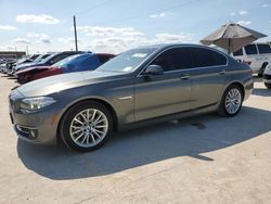 Salvage cars for sale at Grand Prairie, TX auction: 2015 BMW 528 I