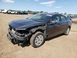 Salvage cars for sale at Elgin, IL auction: 2019 Ford Fusion S