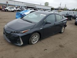 Salvage cars for sale from Copart New Britain, CT: 2021 Toyota Prius Prime LE