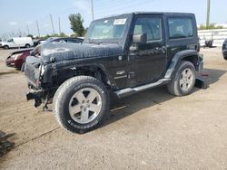 Salvage cars for sale from Copart Miami, FL: 2009 Jeep Wrangler Sahara