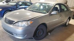 Salvage cars for sale at West Mifflin, PA auction: 2005 Toyota Camry LE