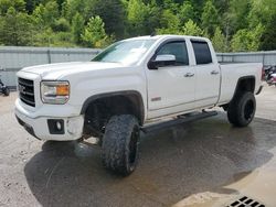 Salvage cars for sale from Copart Hurricane, WV: 2014 GMC Sierra K1500 SLE