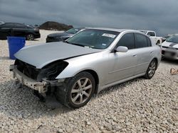 Salvage cars for sale at New Braunfels, TX auction: 2006 Infiniti G35