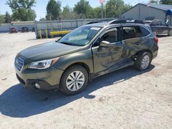 Salvage cars for sale at Wichita, KS auction: 2017 Subaru Outback 2.5I Premium