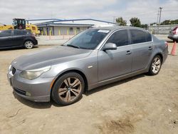 Salvage cars for sale at San Diego, CA auction: 2010 BMW 528 I