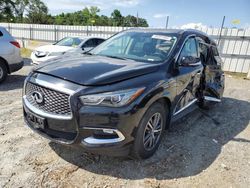 Salvage cars for sale at Spartanburg, SC auction: 2018 Infiniti QX60