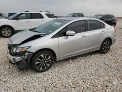 Salvage cars for sale at New Braunfels, TX auction: 2014 Honda Civic EX