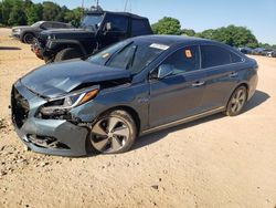Salvage cars for sale at China Grove, NC auction: 2016 Hyundai Sonata Hybrid