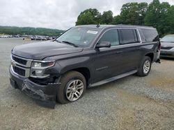Salvage cars for sale at Concord, NC auction: 2015 Chevrolet Suburban K1500 LT